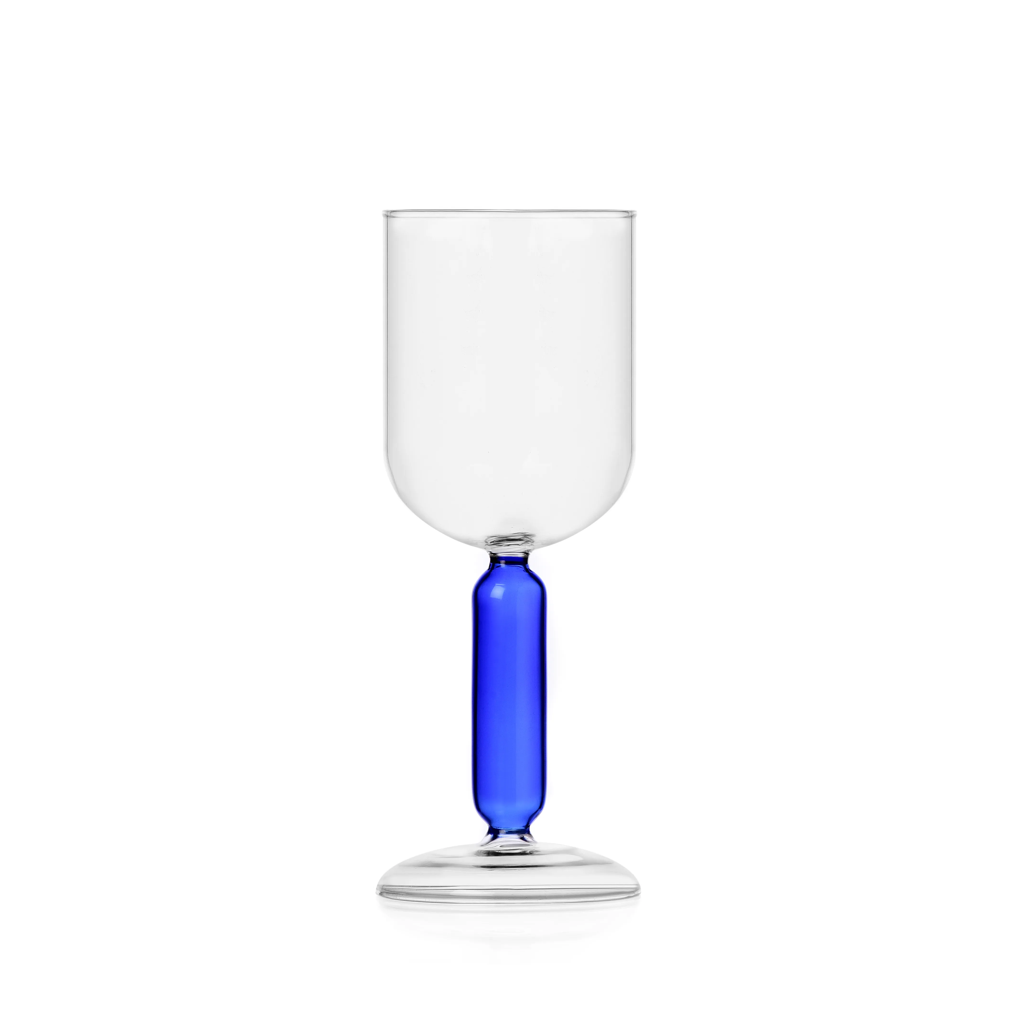 Stemmed Glass Light Blue Ichendorf Bloom Collection